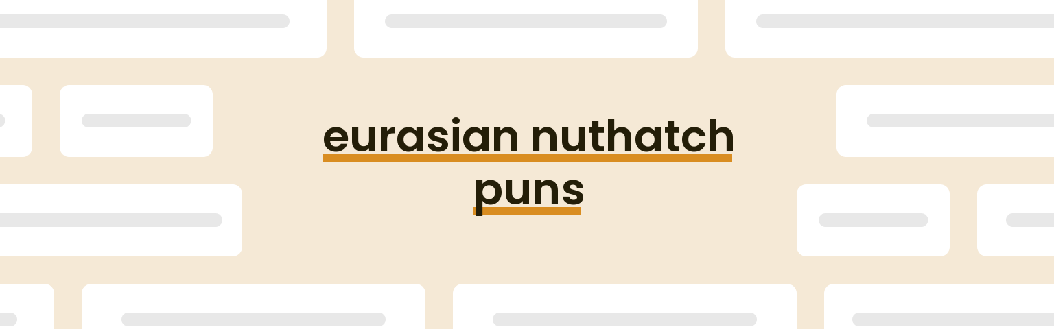 eurasian-nuthatch-puns