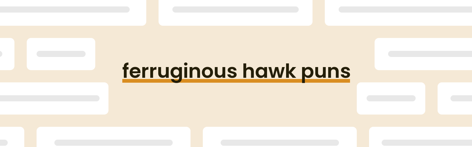 ferruginous-hawk-puns