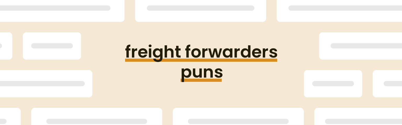 freight-forwarders-puns