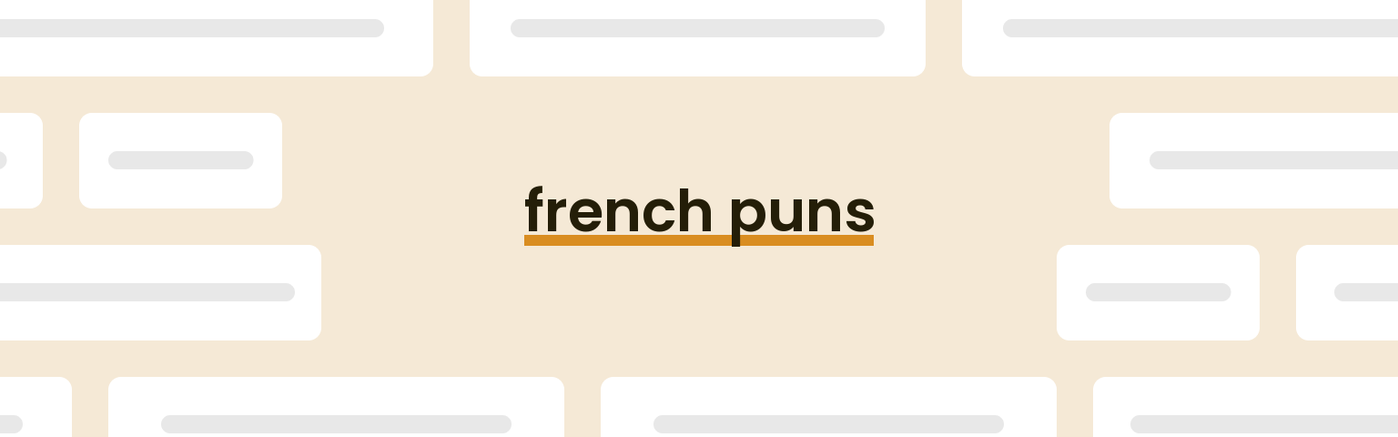 french-puns