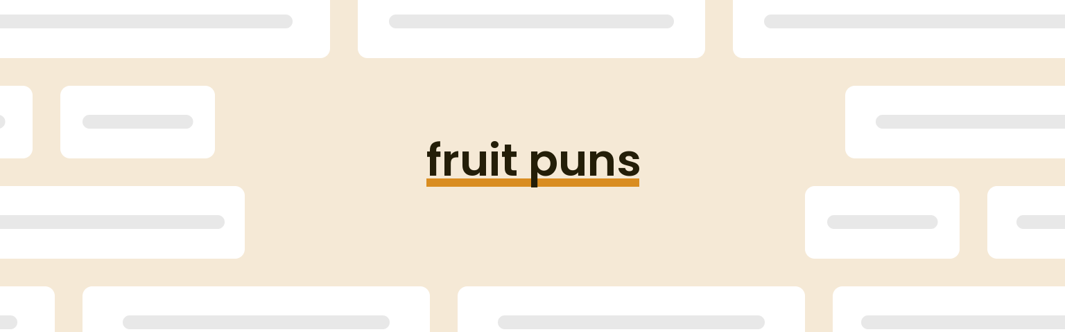 fruit-puns
