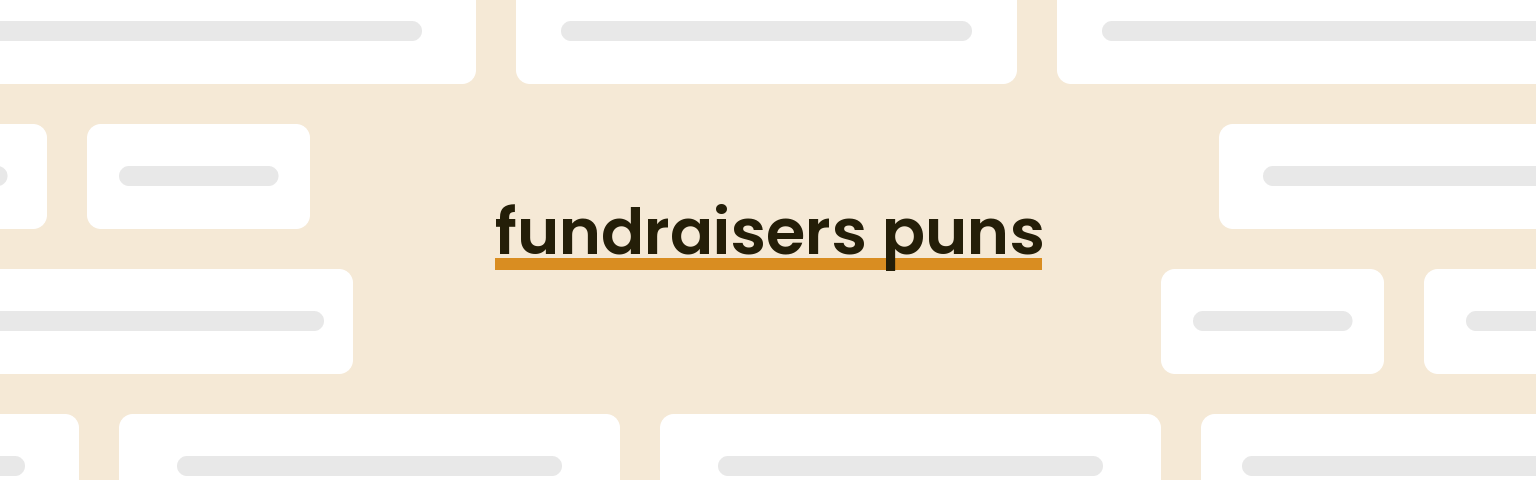 fundraisers-puns