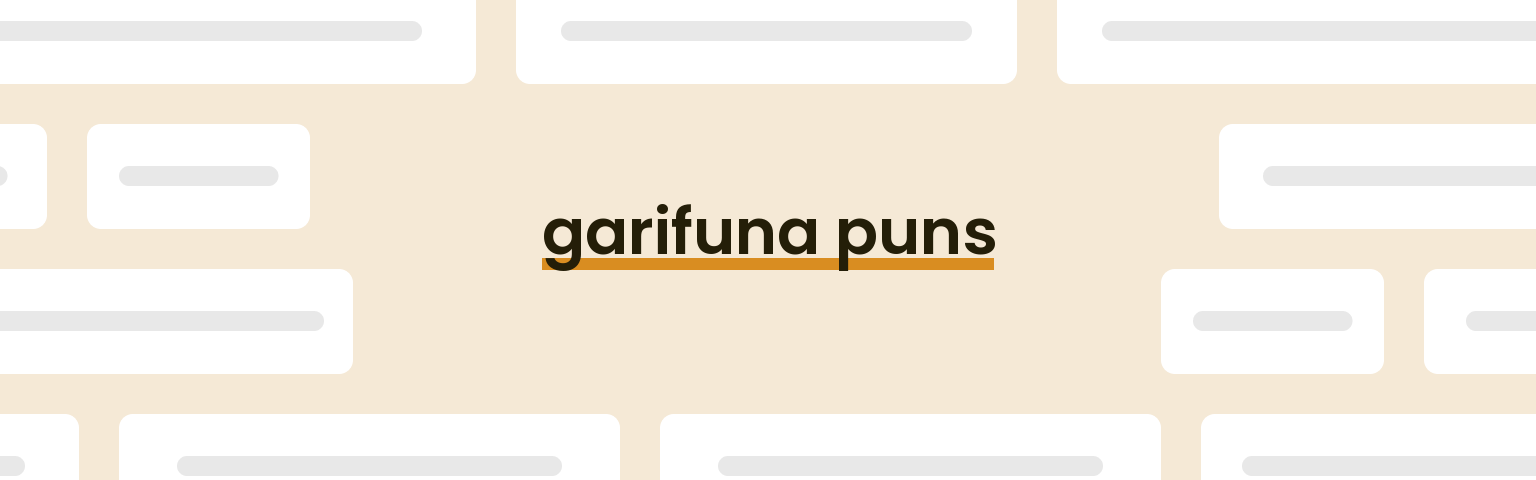 garifuna-puns
