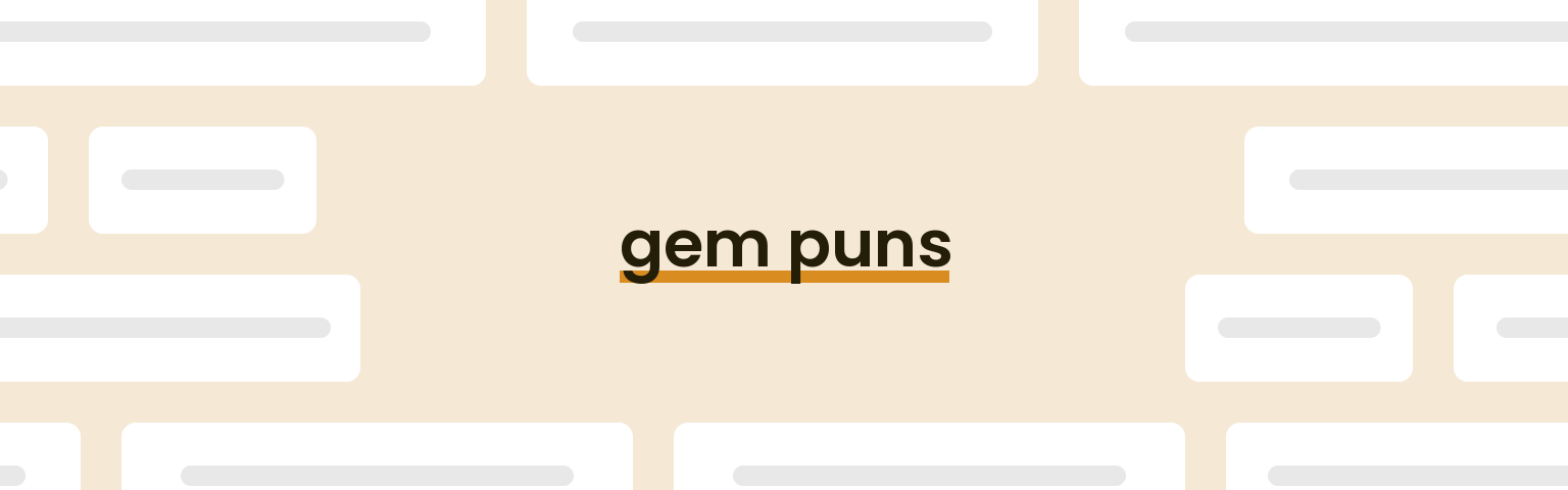 gem-puns