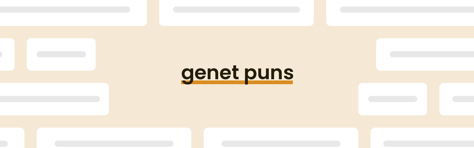 genet-puns
