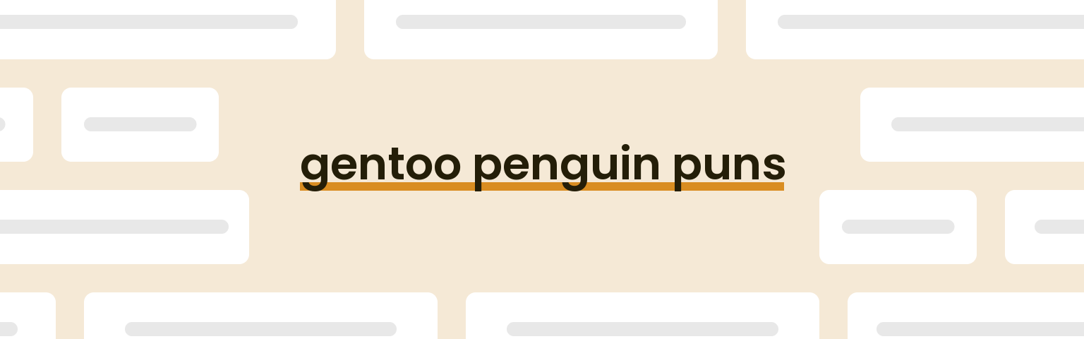 gentoo-penguin-puns
