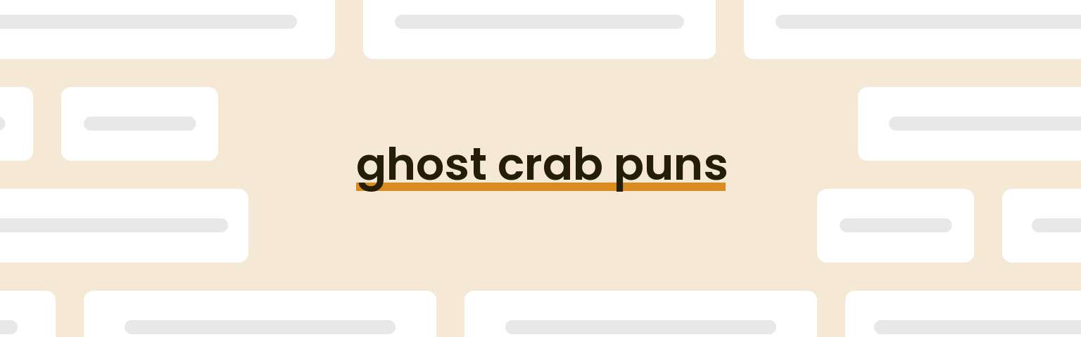 ghost-crab-puns