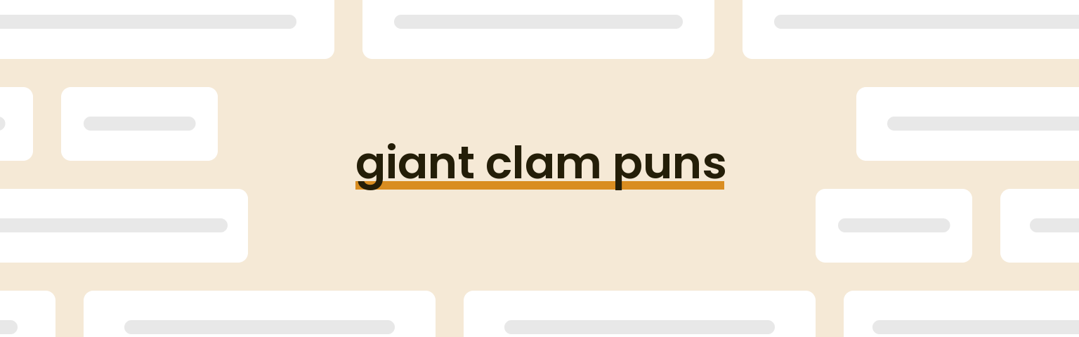 giant-clam-puns