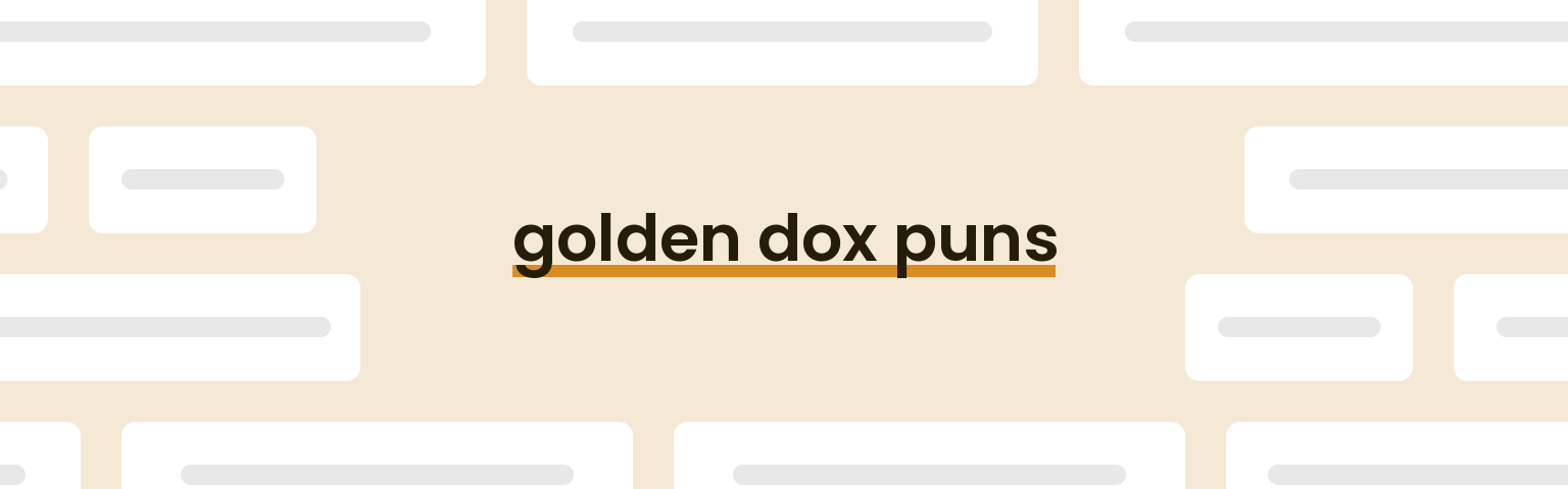 golden-dox-puns