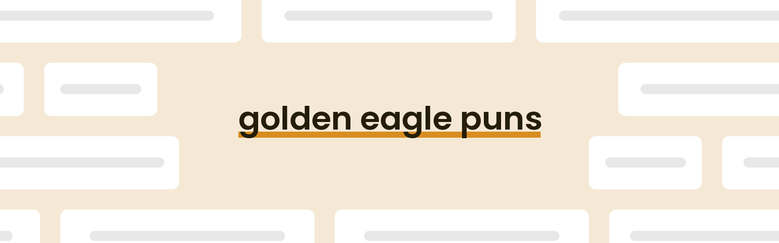 golden-eagle-puns