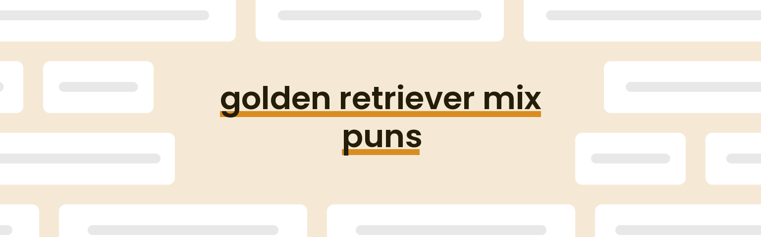 golden-retriever-mix-puns