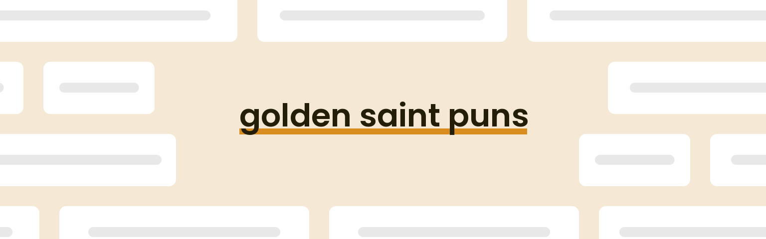 golden-saint-puns