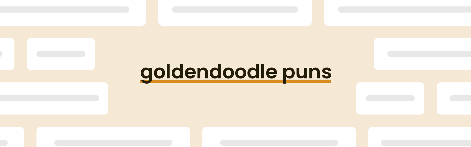 goldendoodle-puns