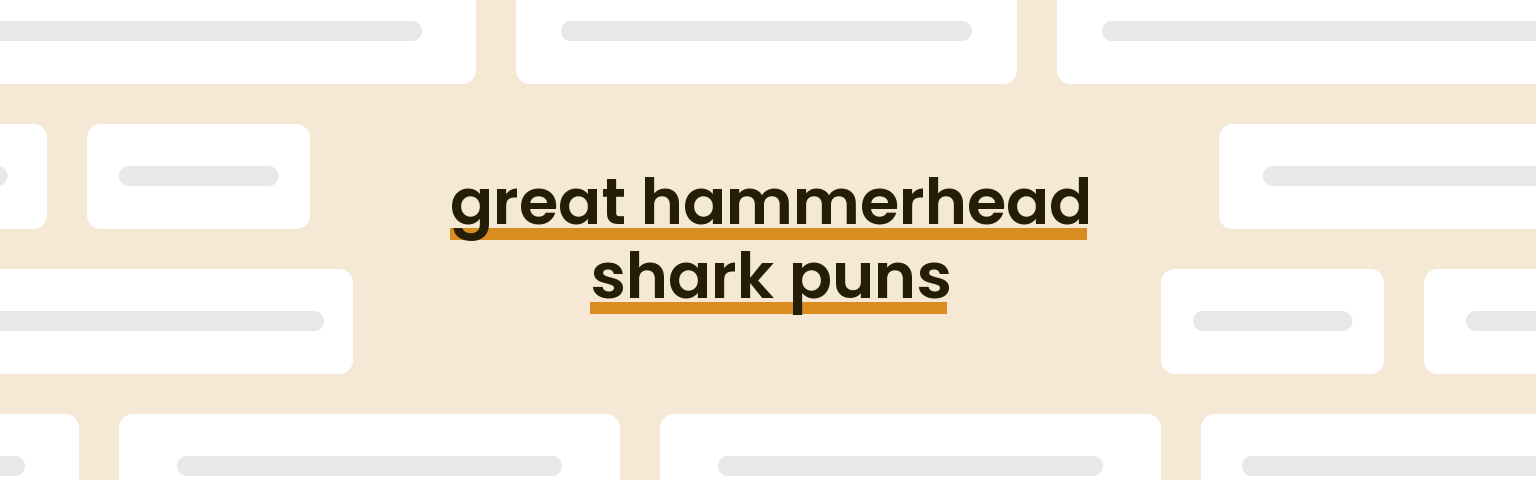 great-hammerhead-shark-puns