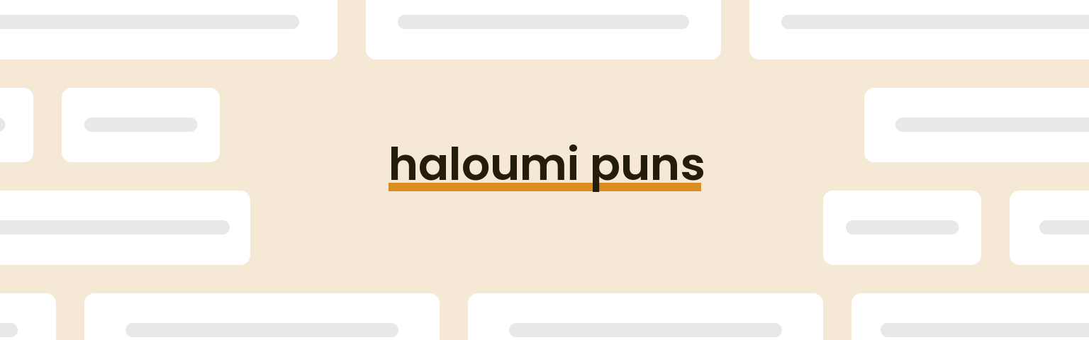 haloumi-puns