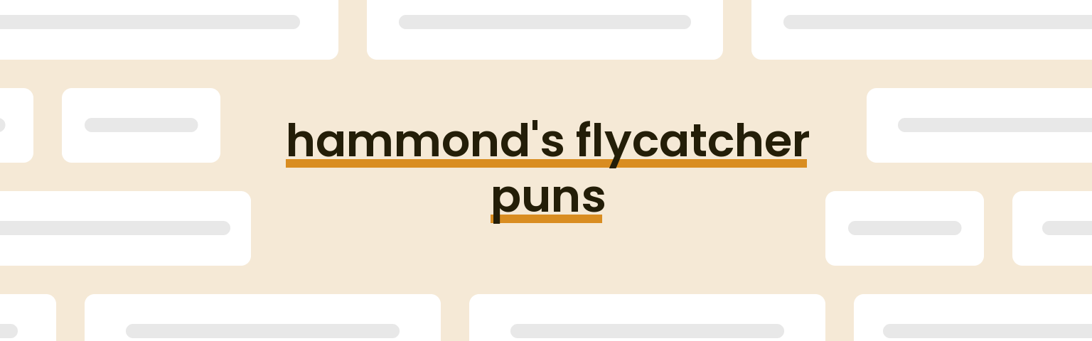 hammonds-flycatcher-puns