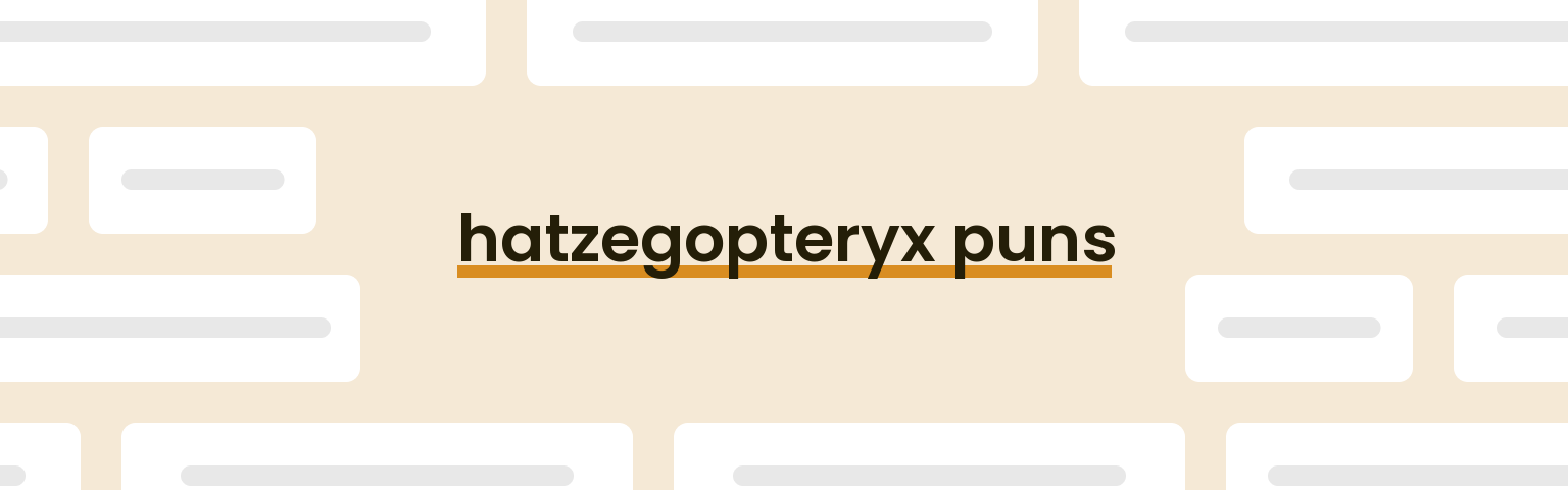 hatzegopteryx-puns