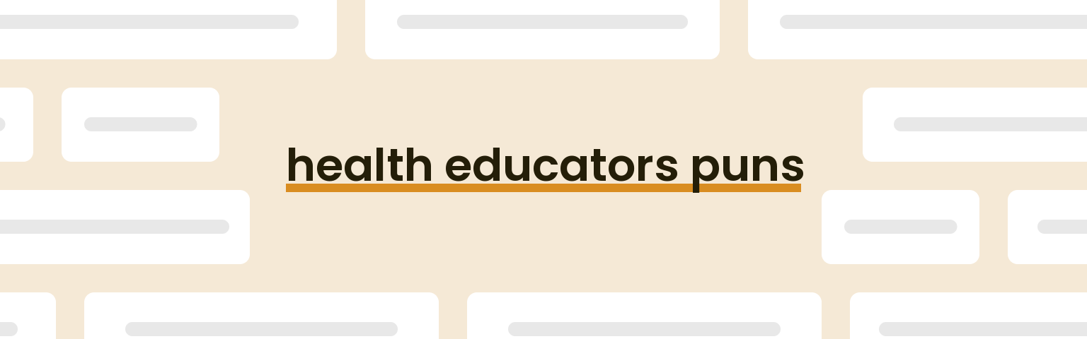 health-educators-puns