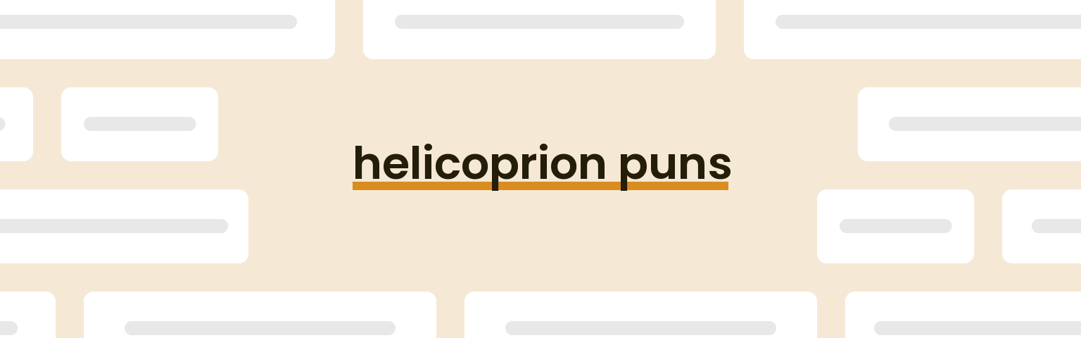 helicoprion-puns