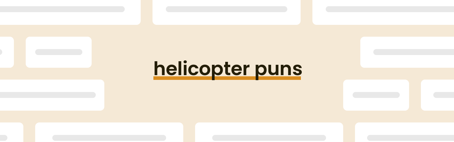 helicopter-puns