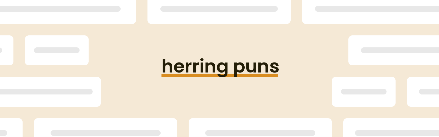 herring-puns