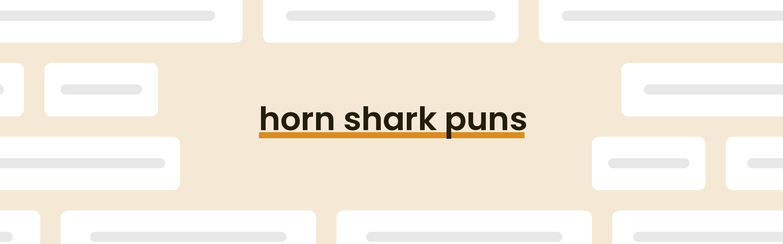 horn-shark-puns