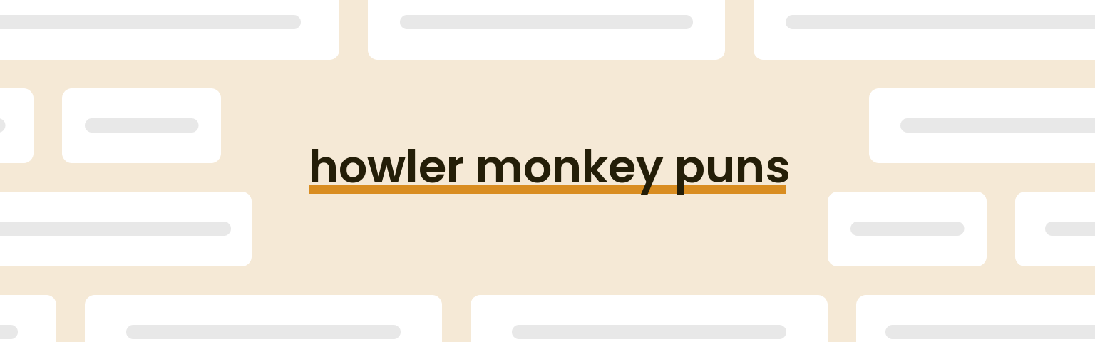howler-monkey-puns