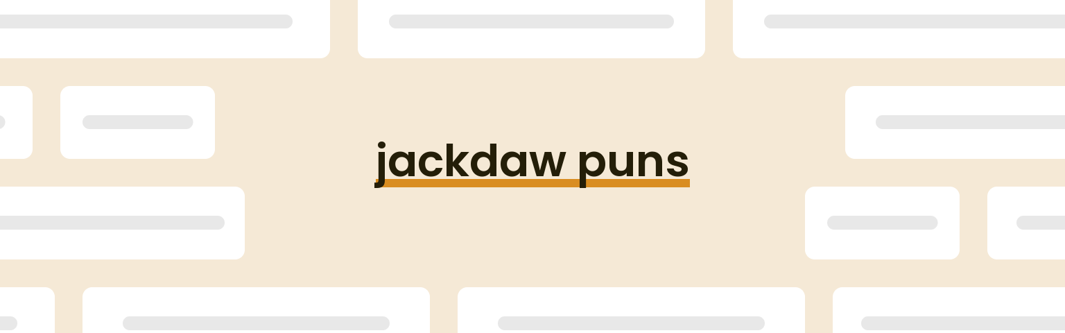 jackdaw-puns