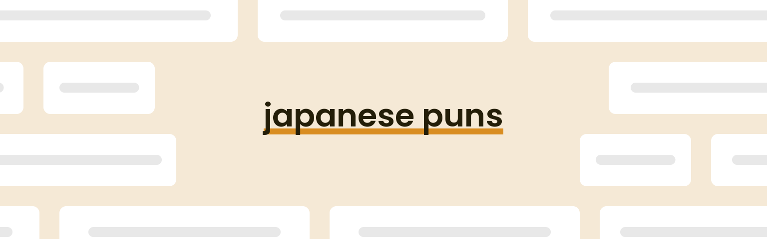 japanese-puns