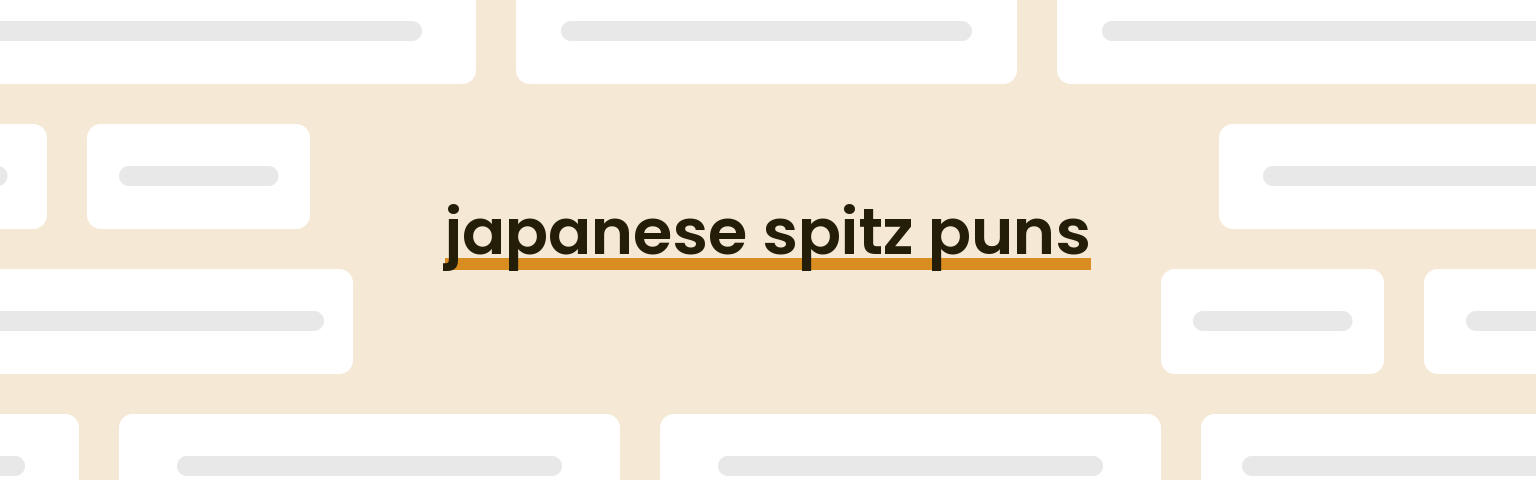 japanese-spitz-puns