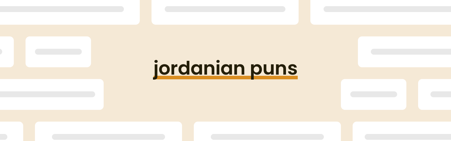 jordanian-puns