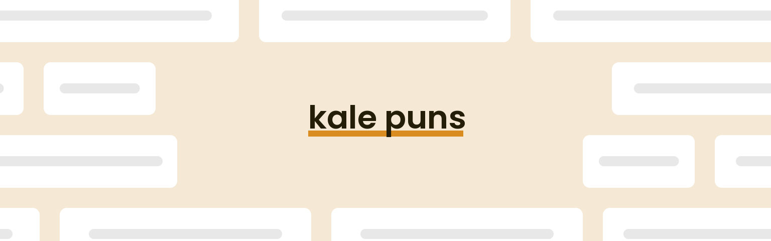 kale-puns