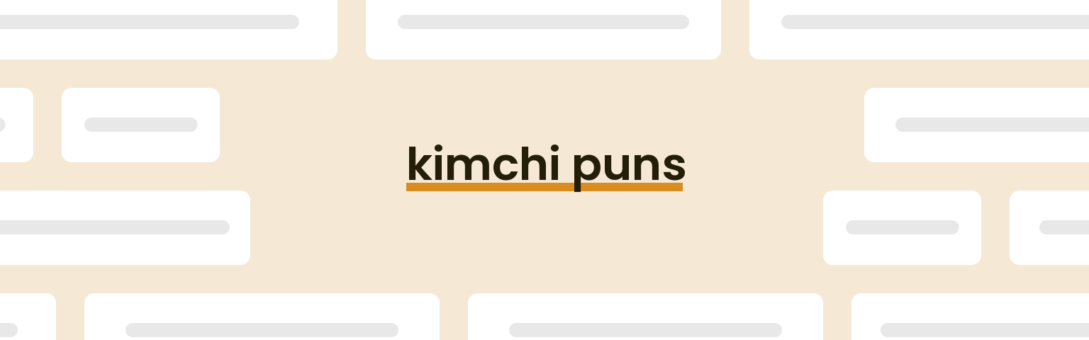 kimchi-puns