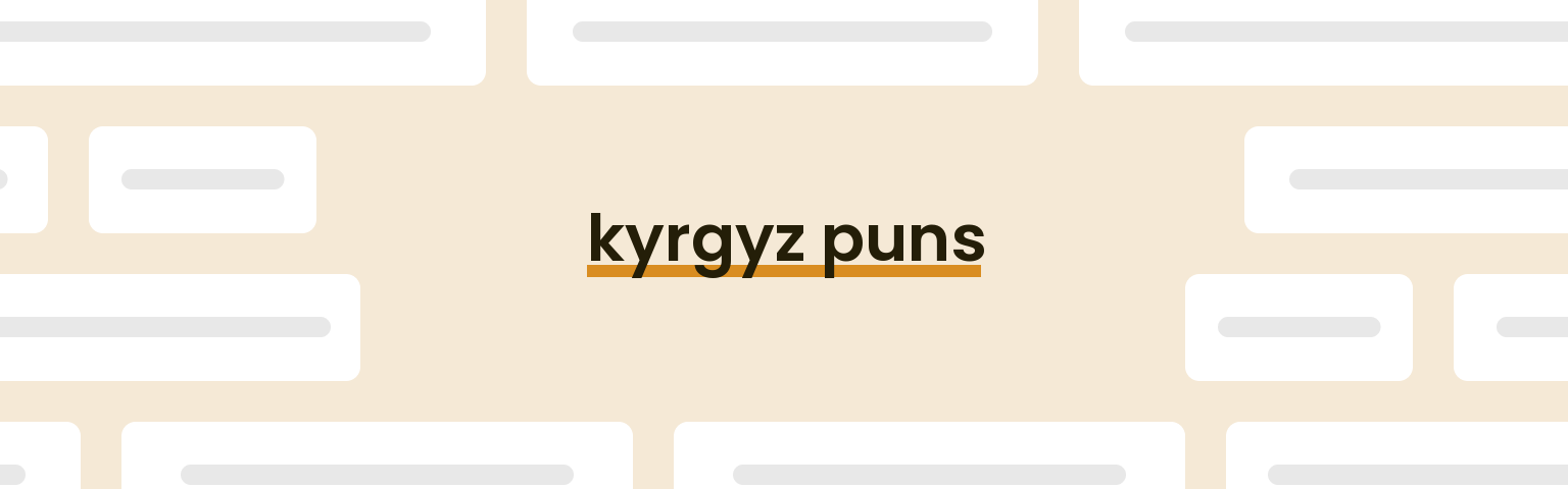 kyrgyz-puns