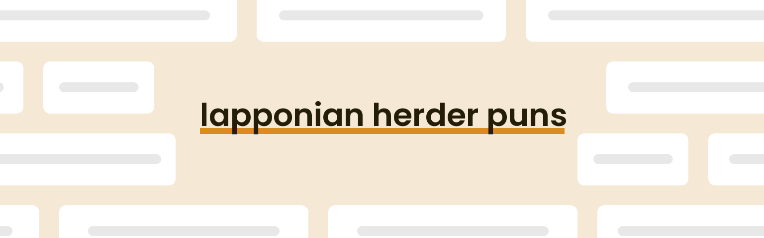 lapponian-herder-puns