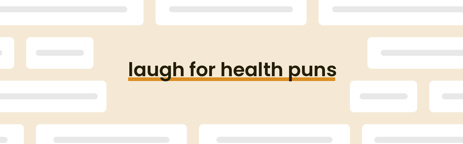 laugh-for-health-puns