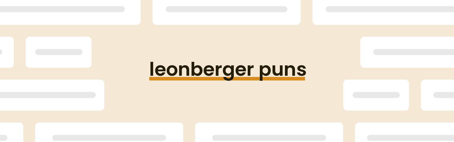 leonberger-puns