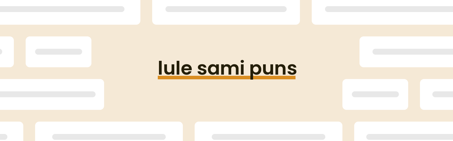 lule-sami-puns