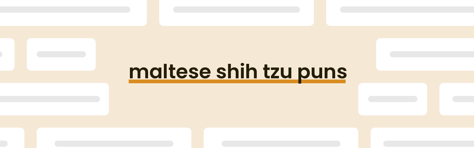 maltese-shih-tzu-puns