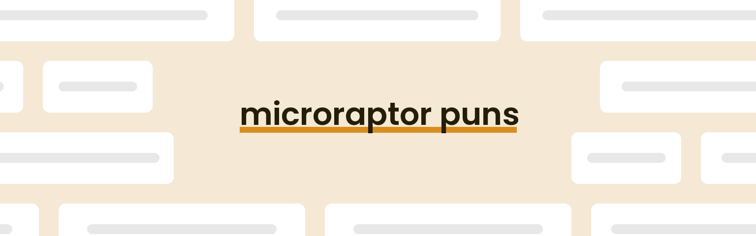 microraptor-puns