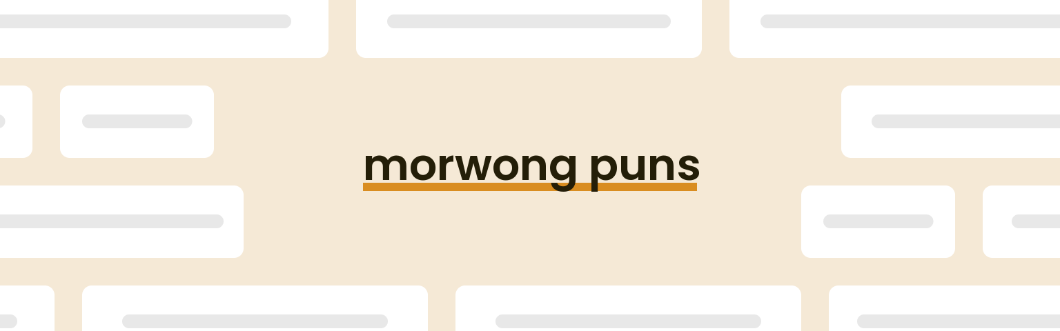 morwong-puns