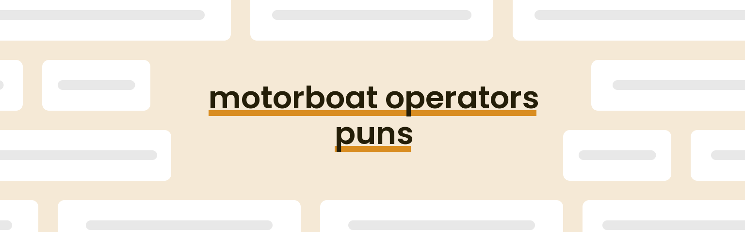 motorboat-operators-puns