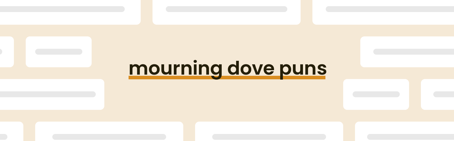 mourning-dove-puns