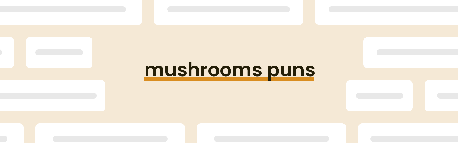 mushrooms-puns