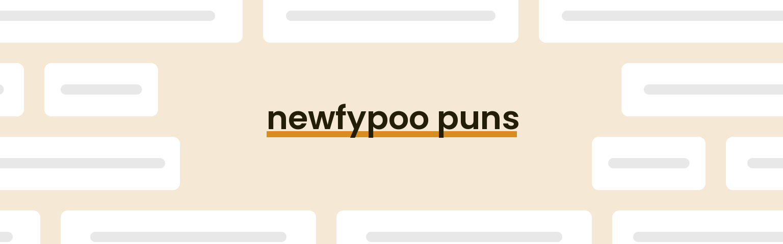 newfypoo-puns