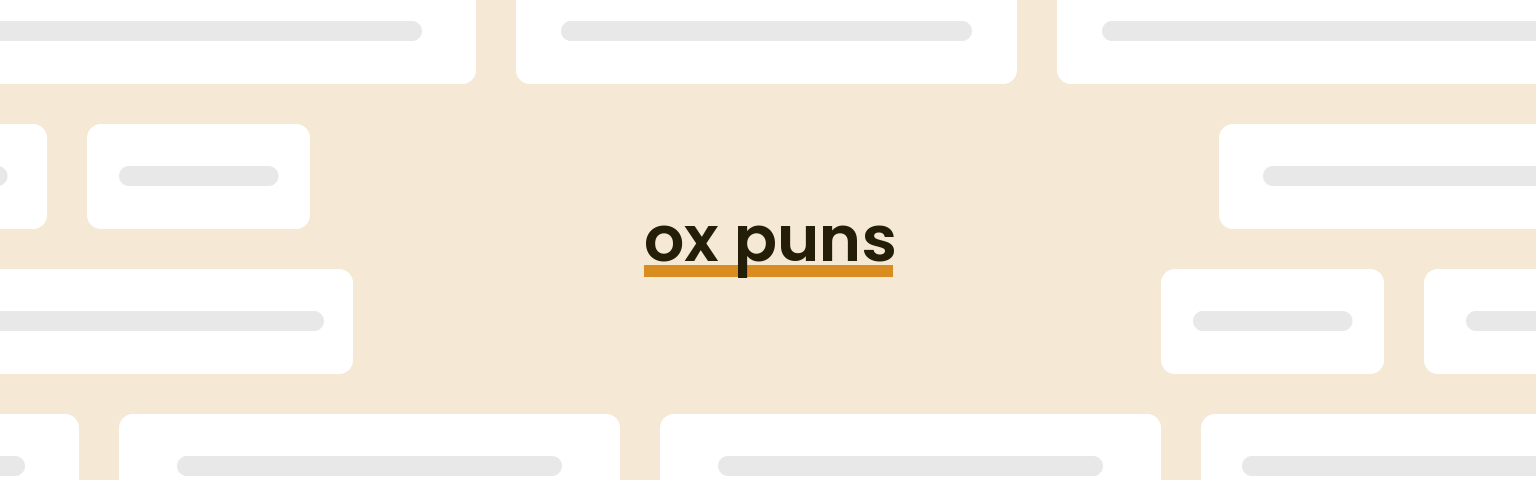 ox-puns
