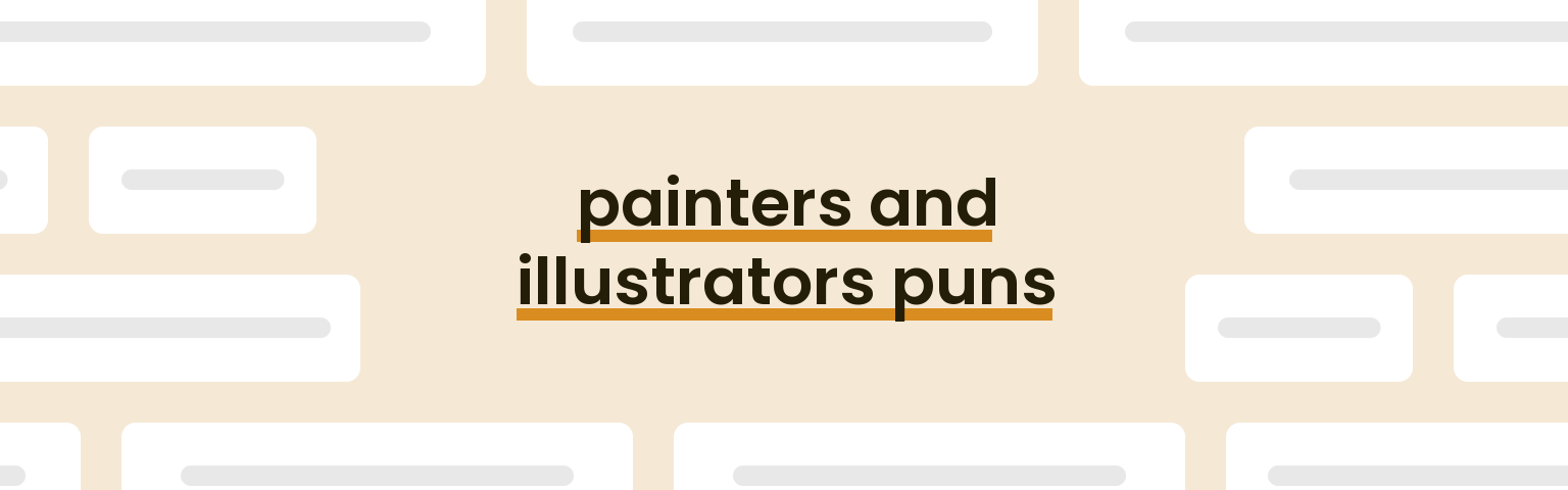 painters-and-illustrators-puns