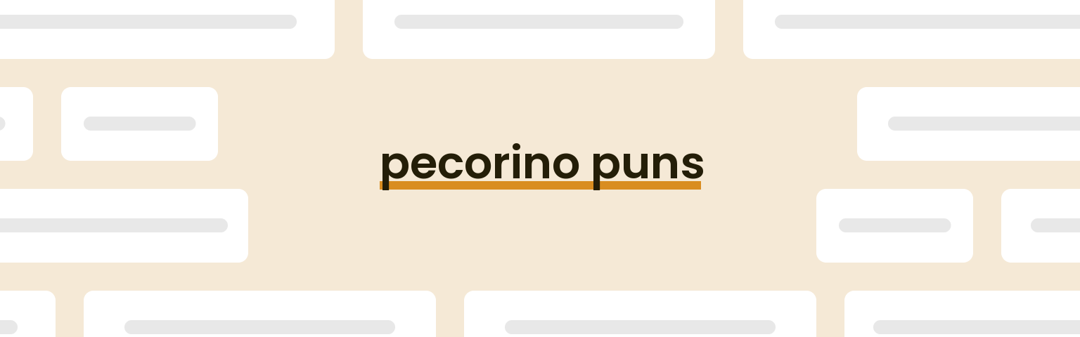 pecorino-puns