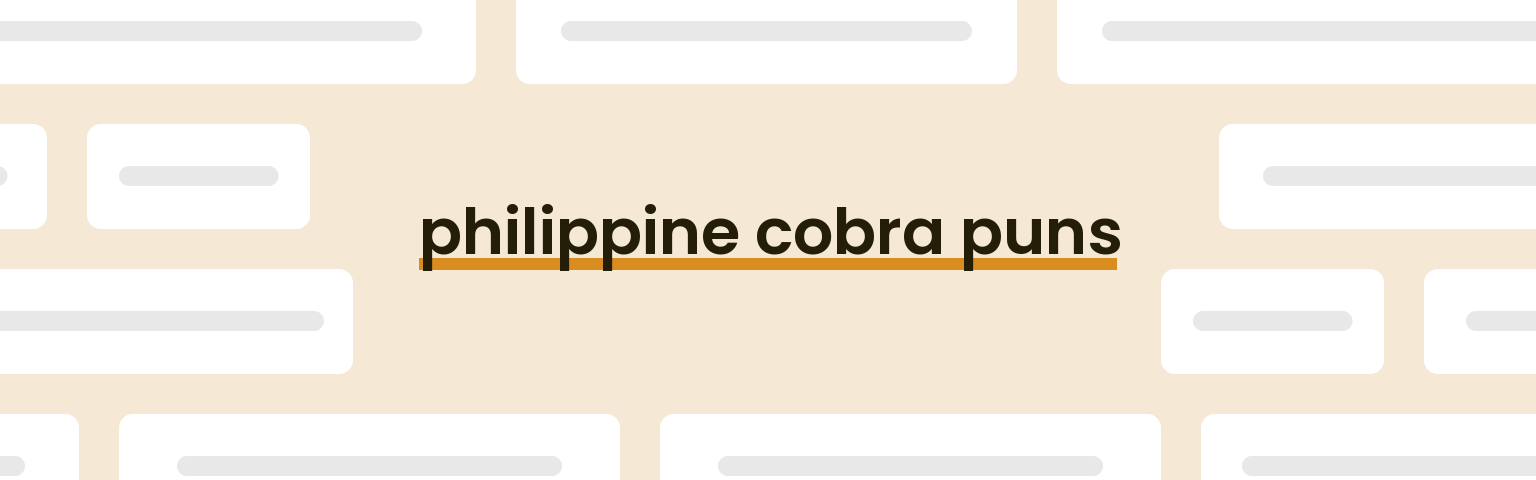 philippine-cobra-puns