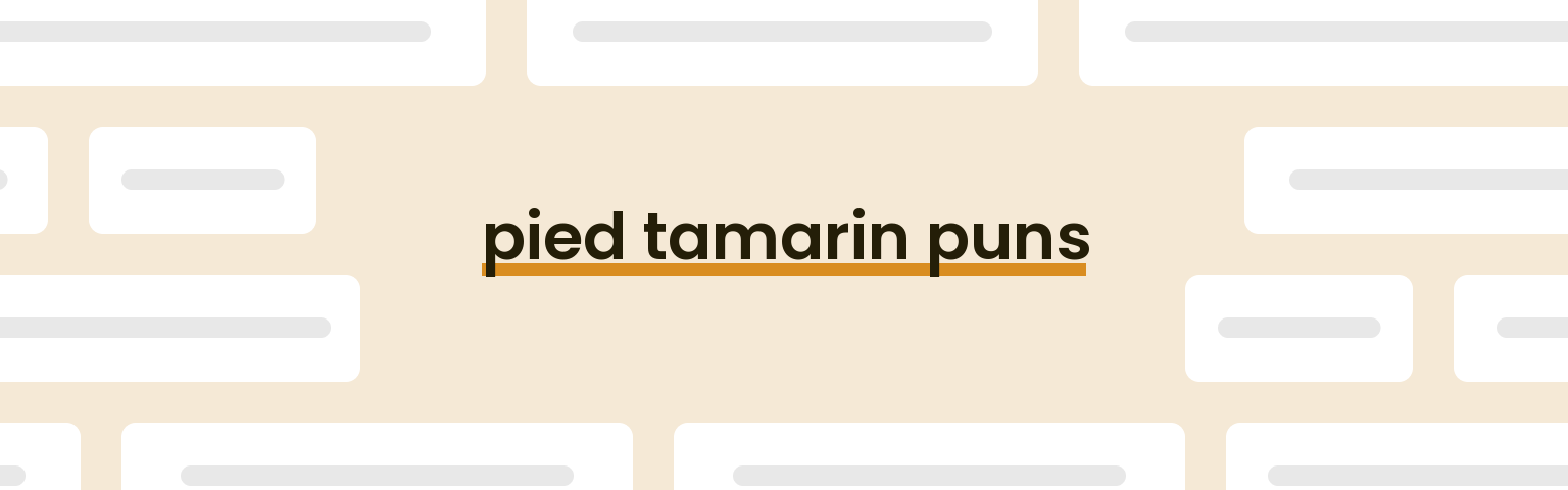 pied-tamarin-puns
